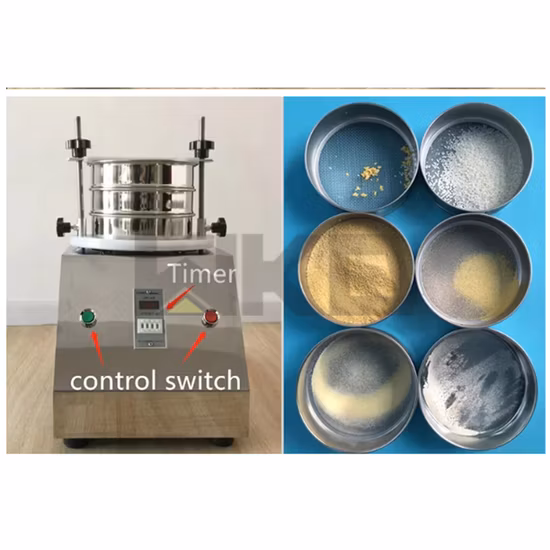 Machine de test de secoueur vibrant électrique de Test de laboratoire de tamis de tamisage d'agrégat de laboratoire avec système ultrasonique